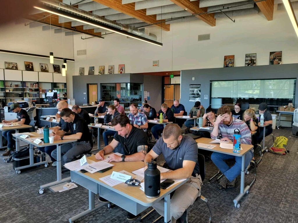 Basic FTO Class Students in Kalama, Washington